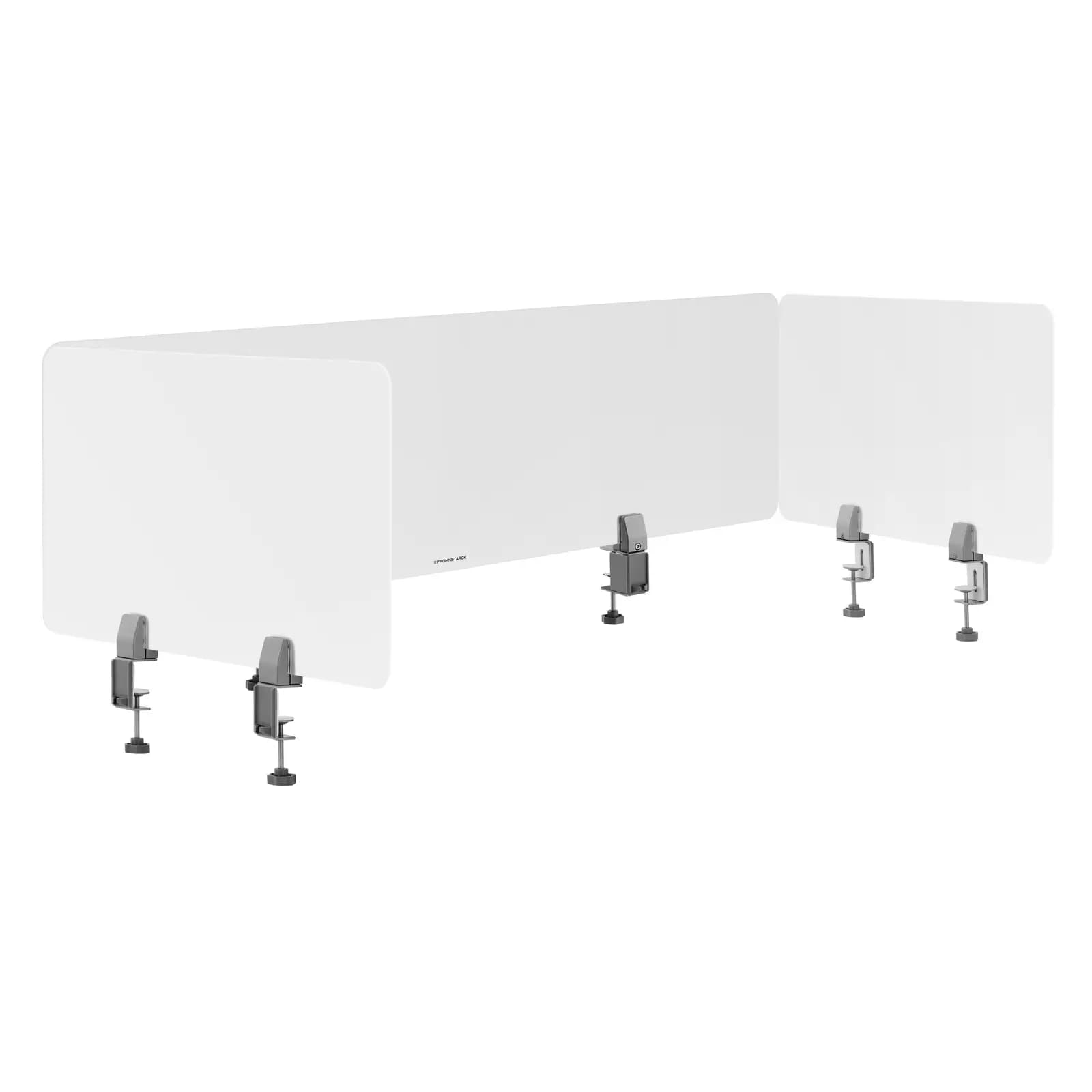 Séparateur de bureau - Kit de 3 en 2 formats - 1 500 x 400 ; 750 x 400 mm