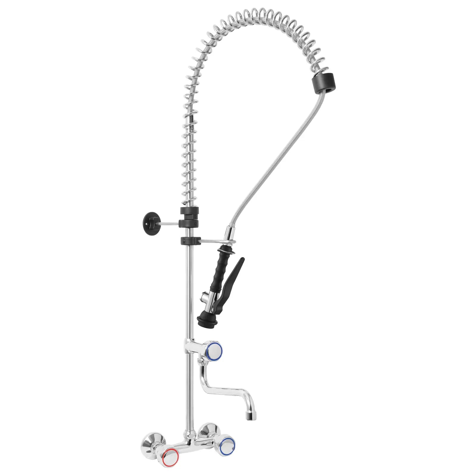 Zweiloch-Geschirrwaschbrause - Wasserschlauch 1000 mm - Wasserhahn 220 mm - Haubengriffe