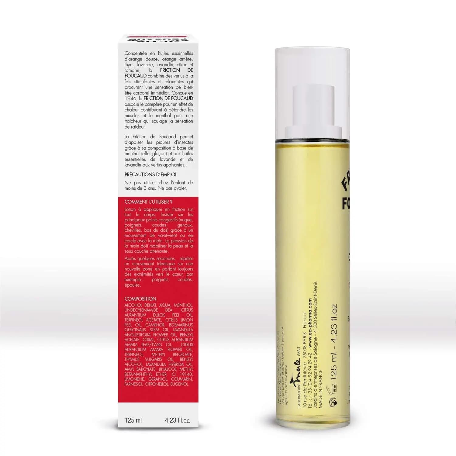 Reibung de Foucaud vaporisateur 125ml