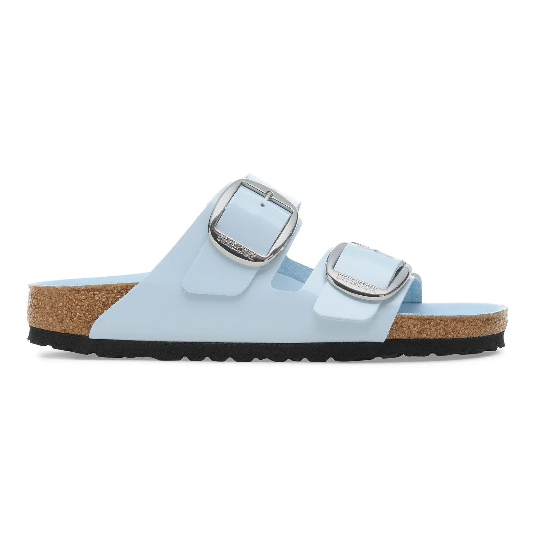 Natürliche Wildleder-Sandalen mit großer Schnalle Birkenstock Arizona