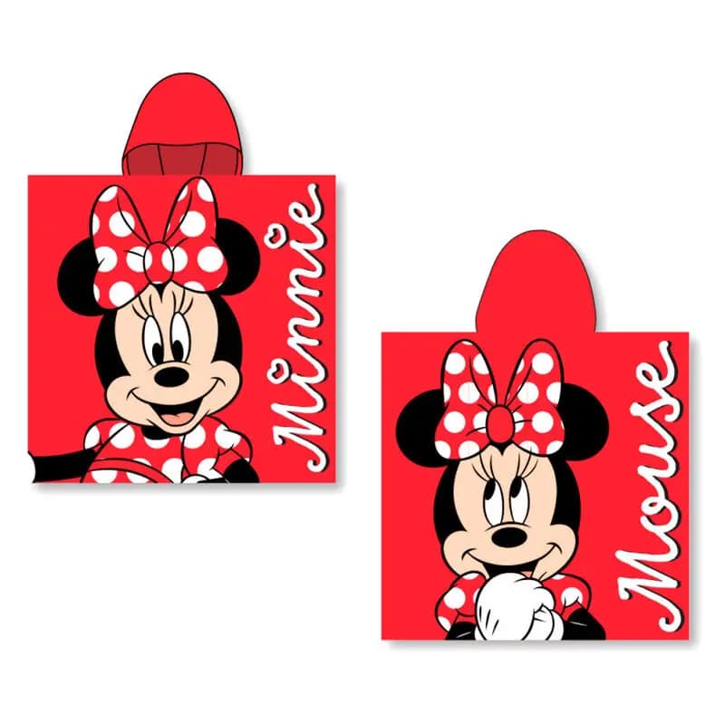 Poncho aus Mikrofaser, Mädchen Disney Minnie