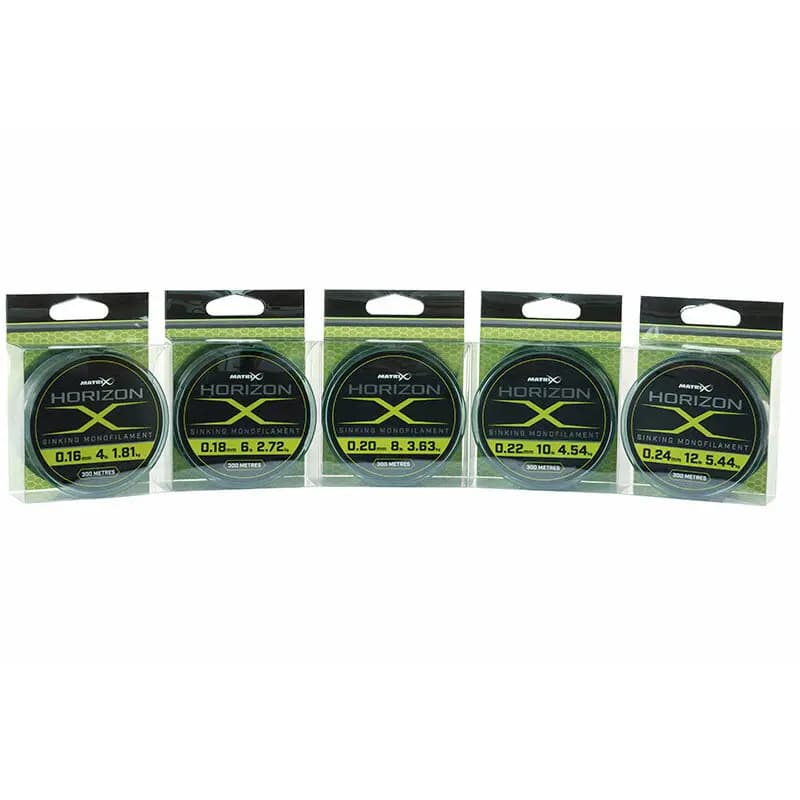 Sinkende monofile Schnur Matrix Horizon X 300m