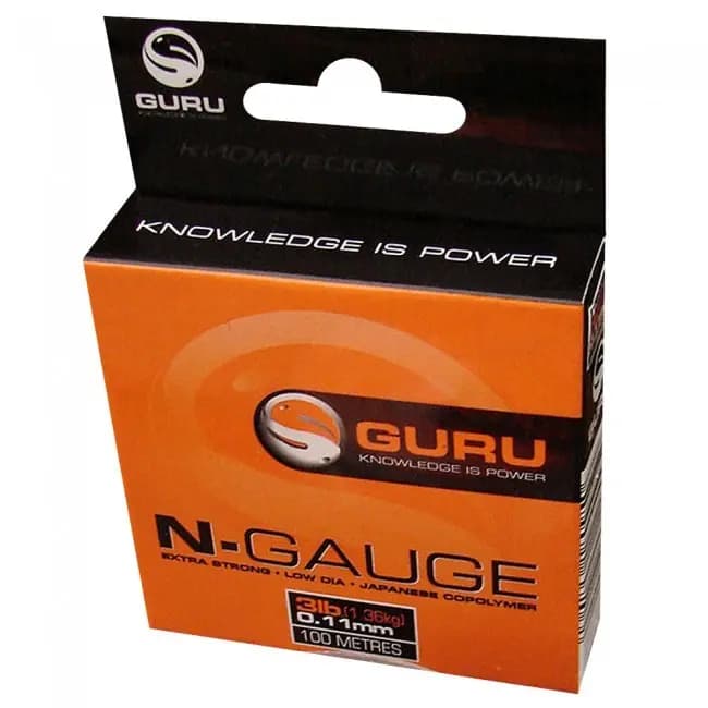 Nylonlinie für Vorfächer Guru N-Gauge (0,11mm – 100m)