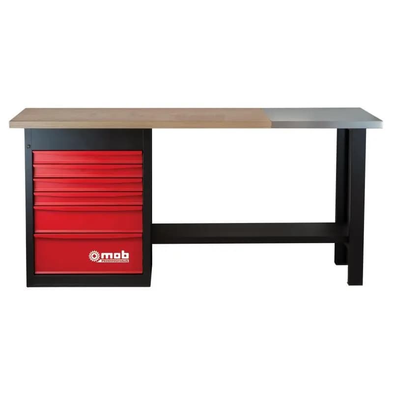 Werkbank 6 Schubladen + Platte MOB