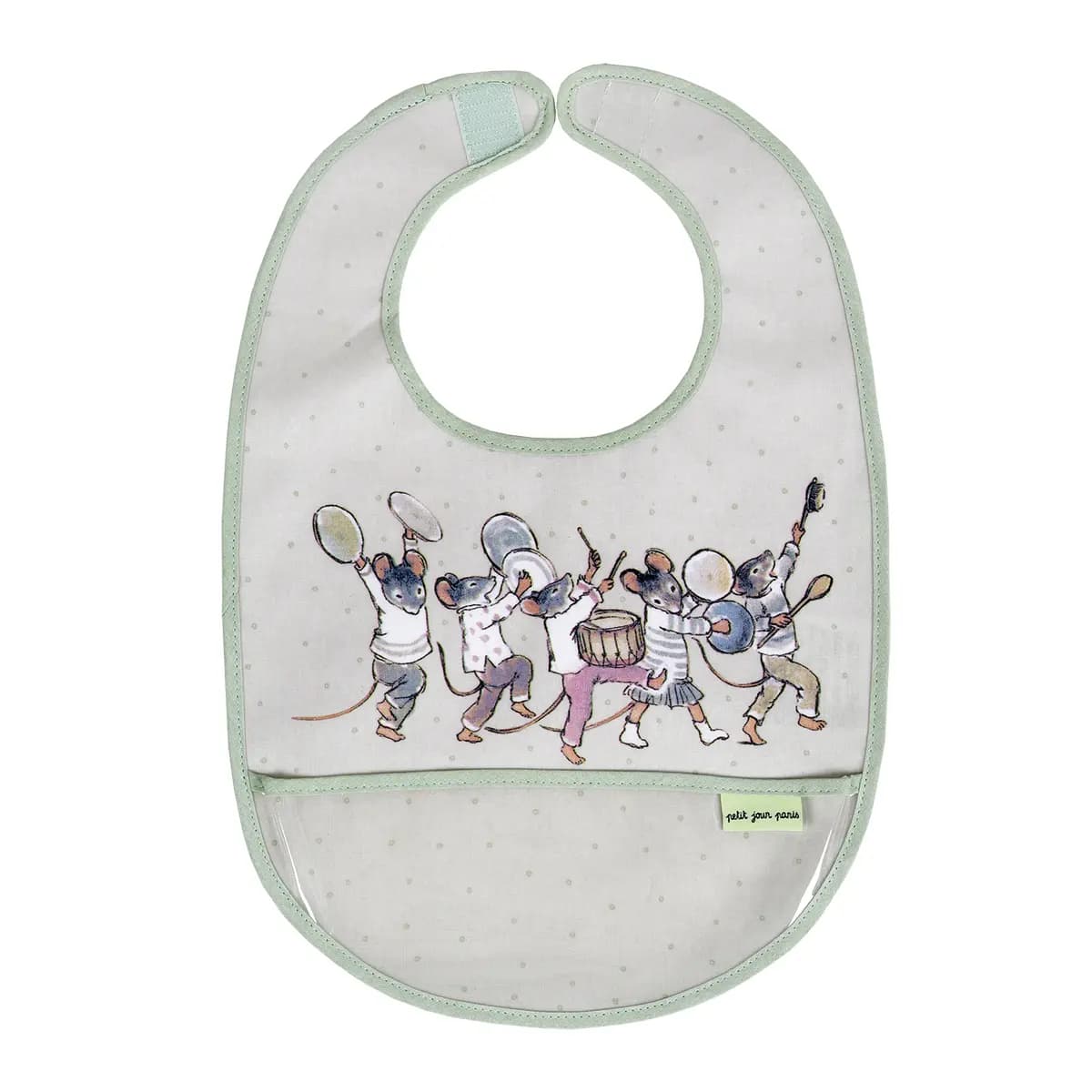 Lätzchen aus Wachstuch, Baby, Mädchen Petit Jour Ernest et Célestine