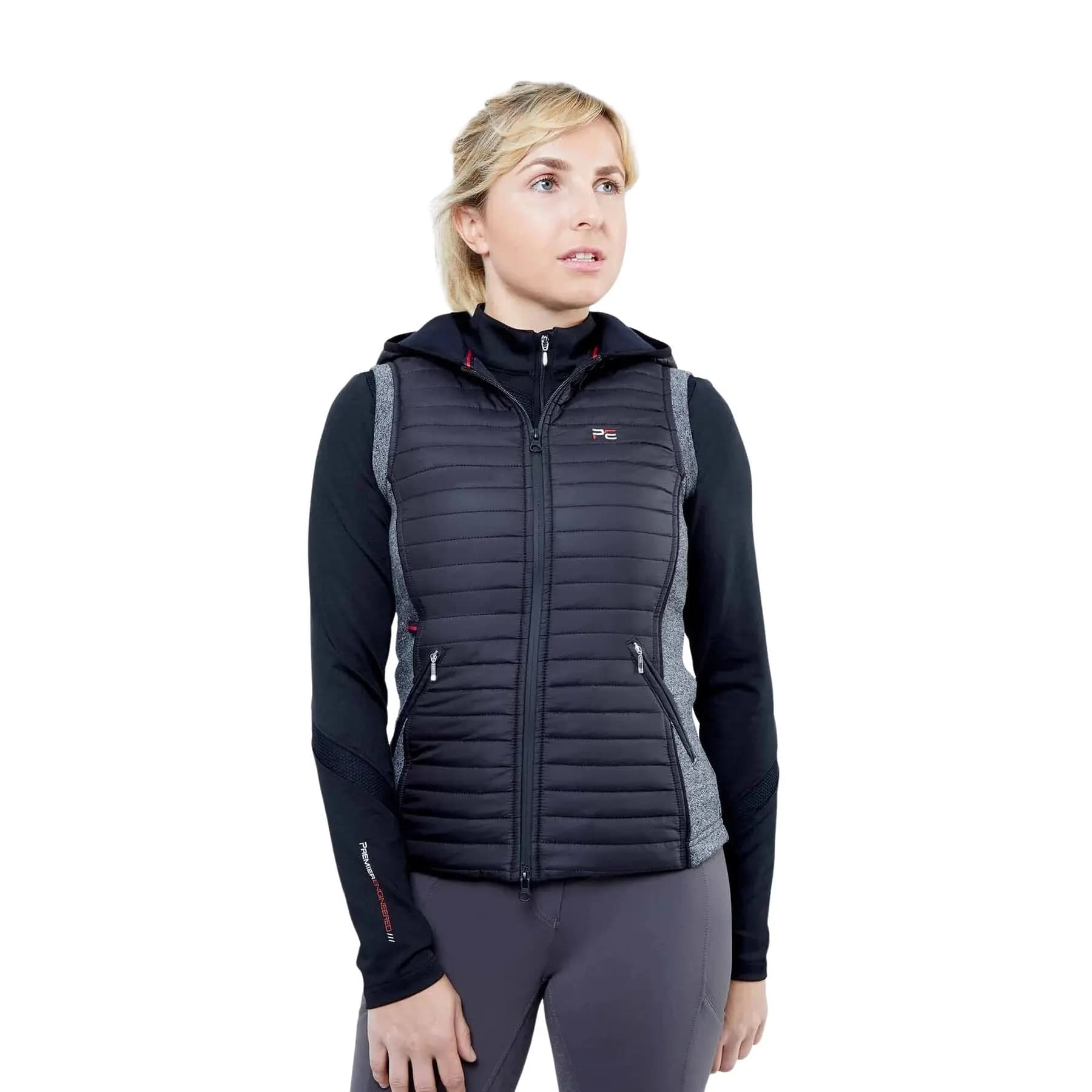 Ärmellose technische Hybrid-Daunenjacke für Frauen Premier Equine Lamera