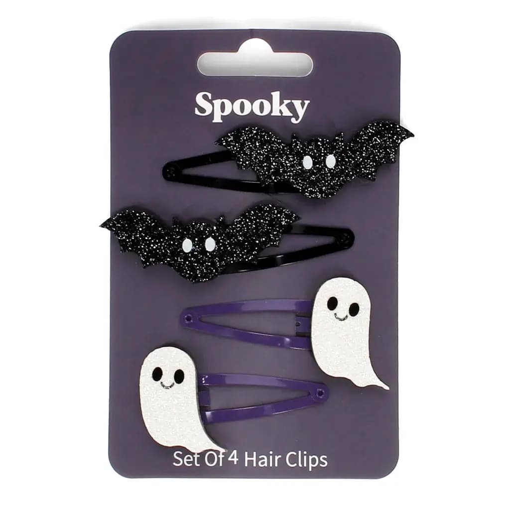 Glitzernde Spooky-Haarspange Rex London (x4)