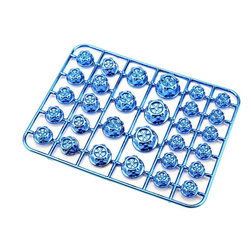 Protection vis pour moto - 30 pcs - Bleu