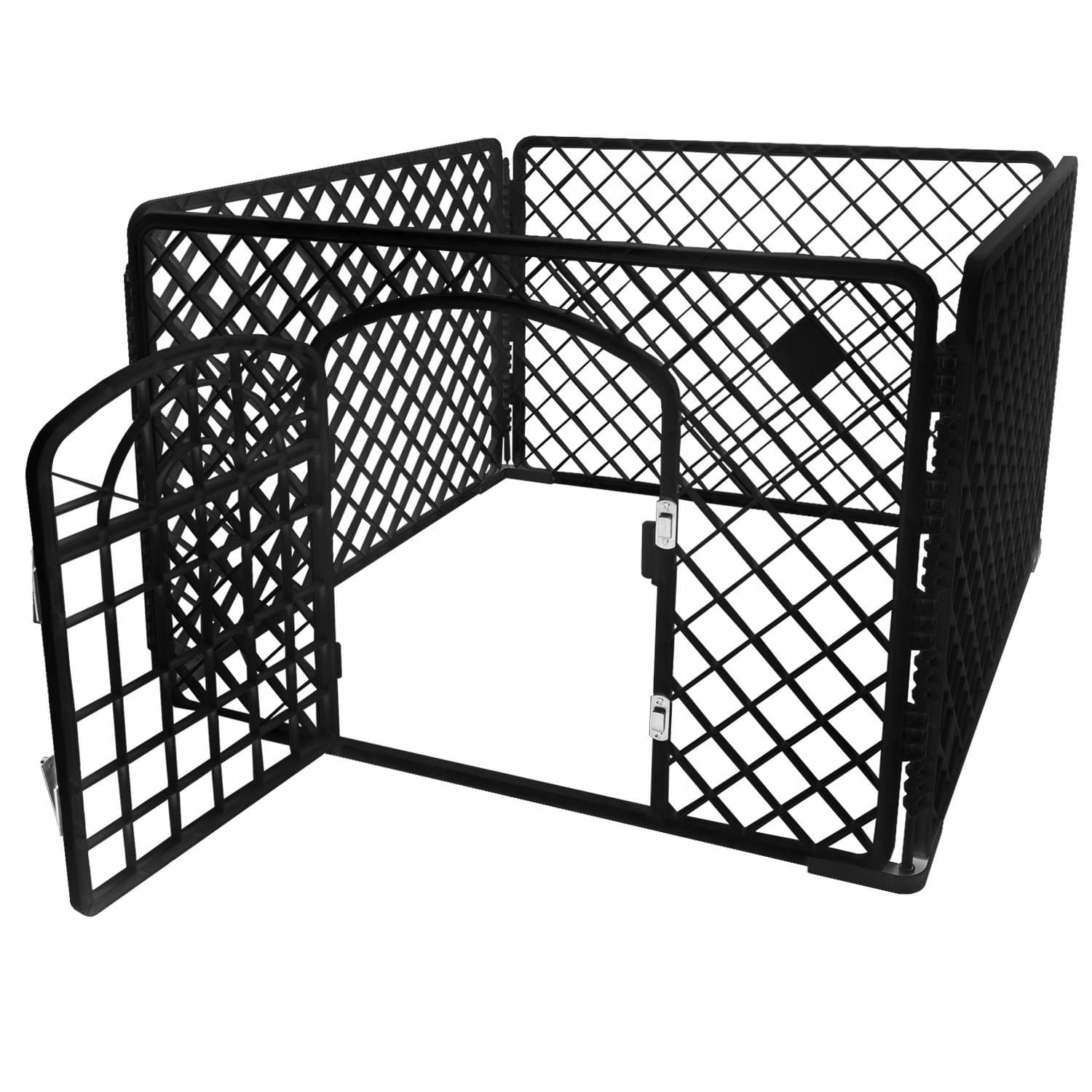 Aire de jeux pour animaux - noir - 90 x 90 x 60 cm