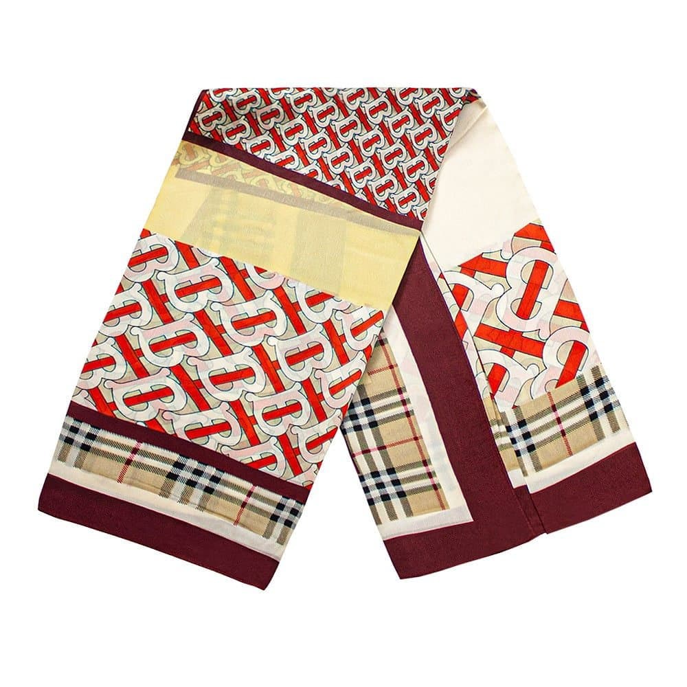 Écharpe à motifs - Orange, No. 23
