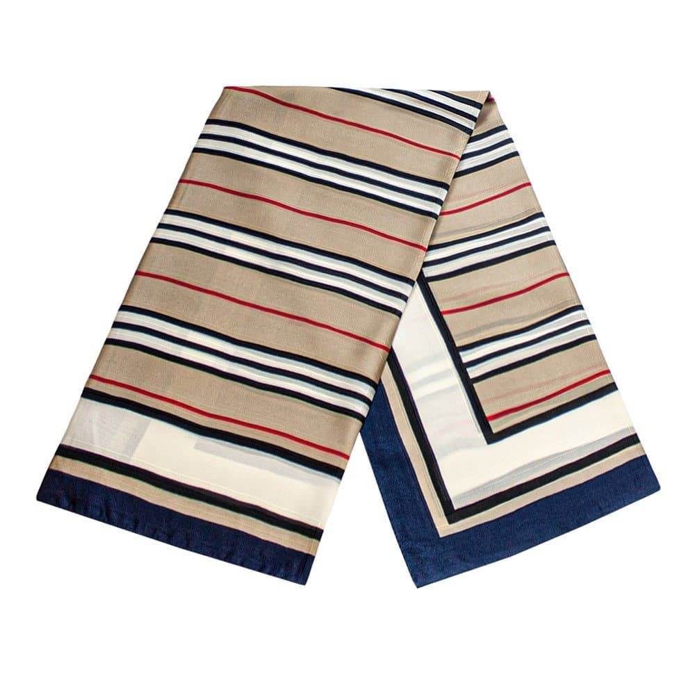 Sciarpa a righe - Blu Navy, n° 33