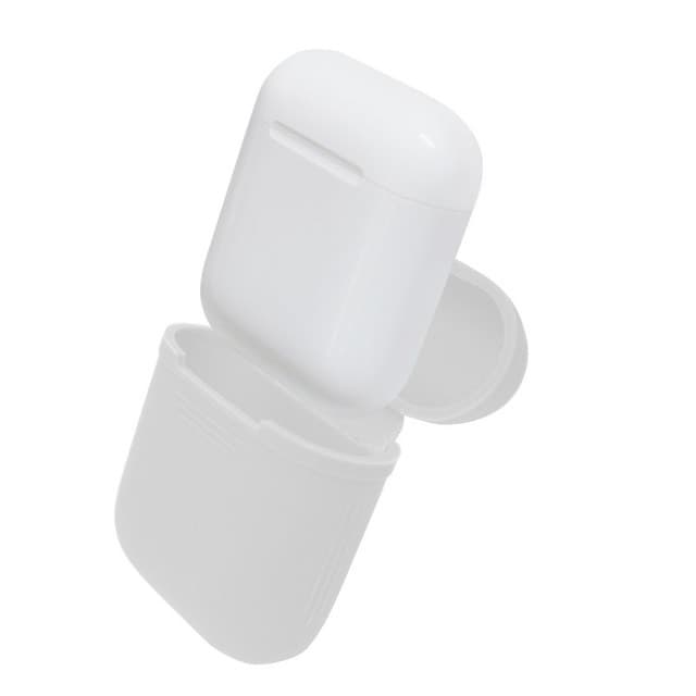 Airpods Tragetasche aus Silikon - Weiß
