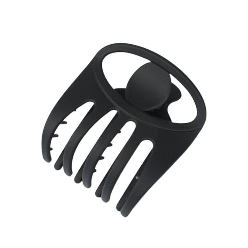 Elegante pinza per capelli - nero opaco