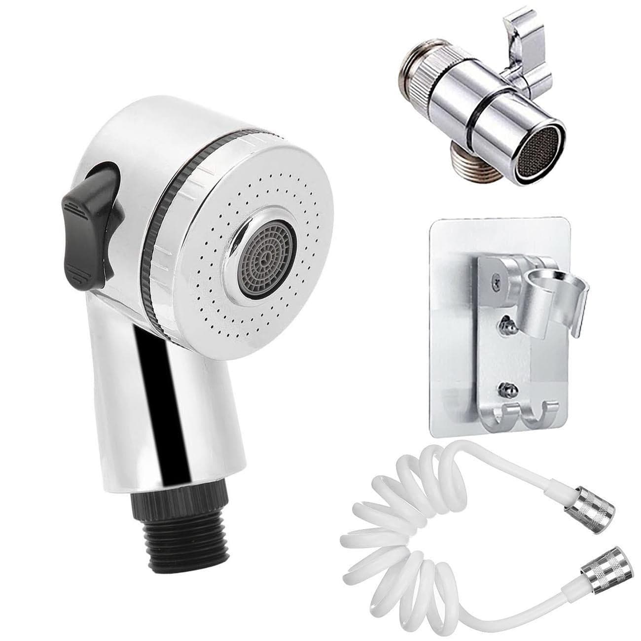 Prolunga rubinetto con ugello doccia - 4 parti