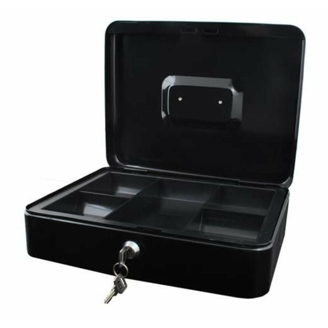 Cassetto contanti, nero - 30 x 24 x 9 cm