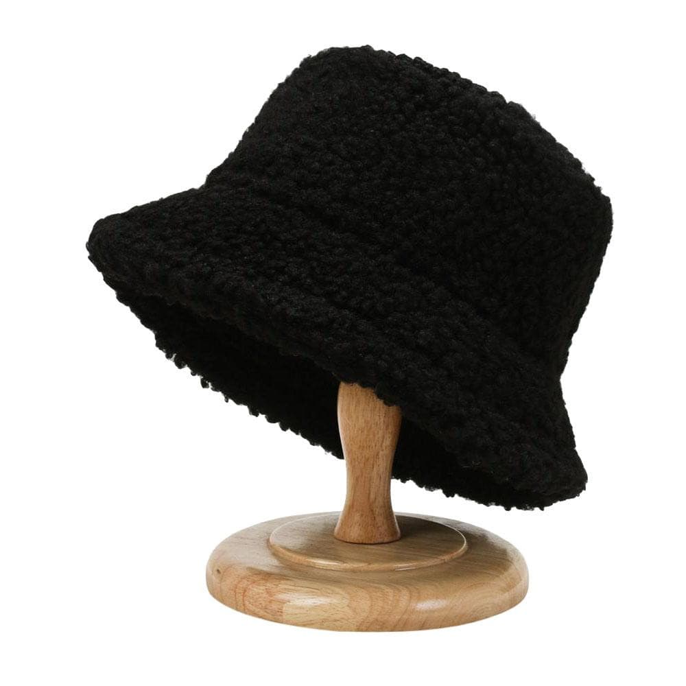 Bob en laine artificielle - Noir