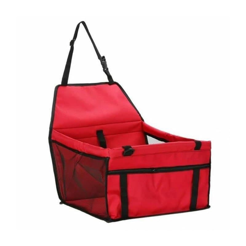 Seggiolino auto per animali domestici, rosso