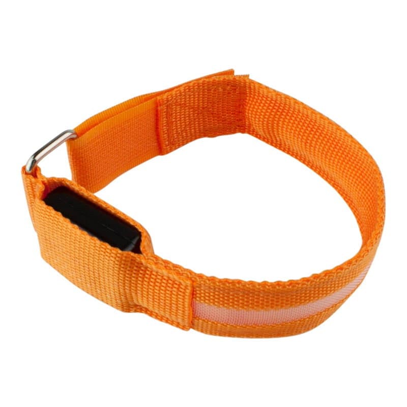 Bracciale con illuminazione a LED - Arancio