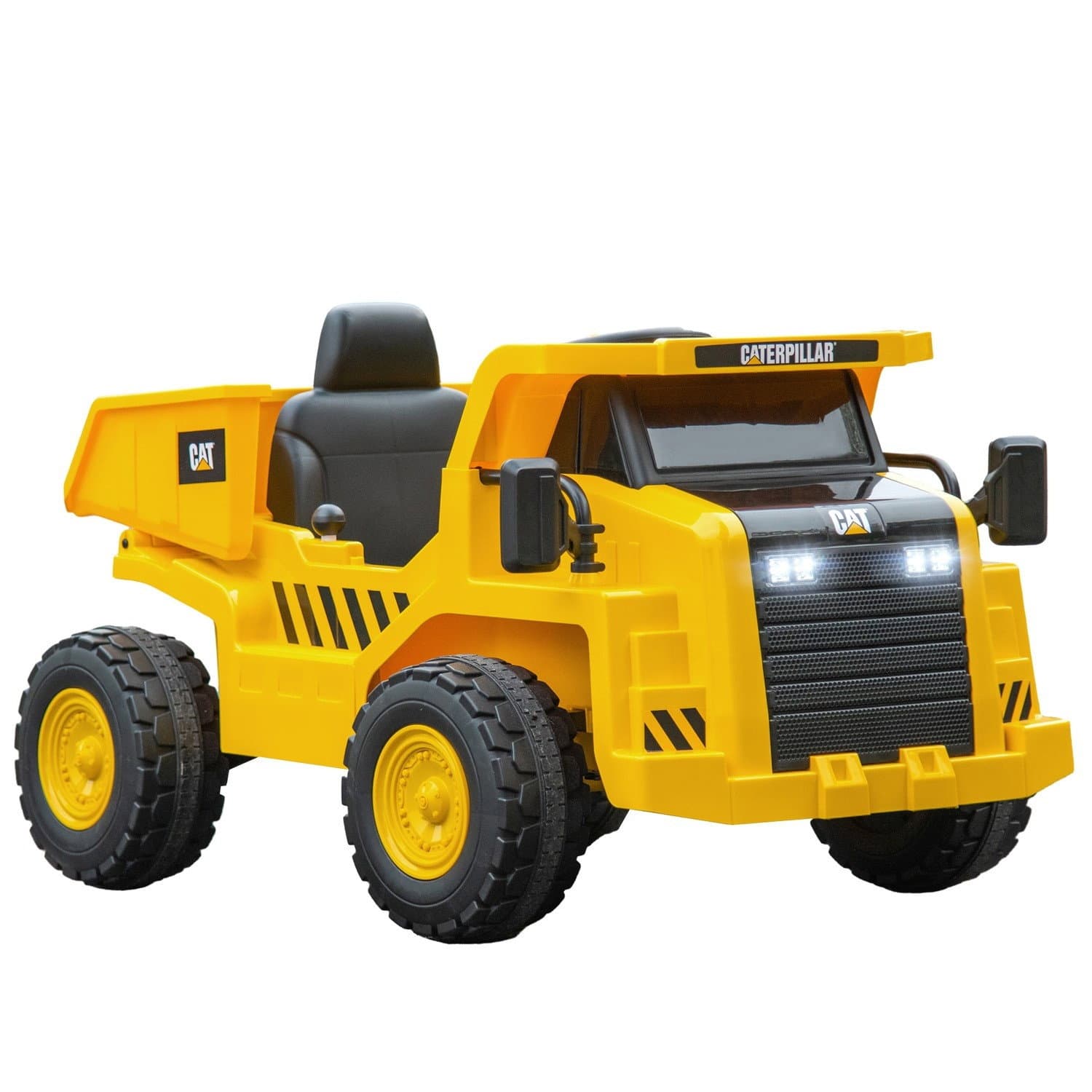 Escavatore elettrico per bambini 30 kg giallo