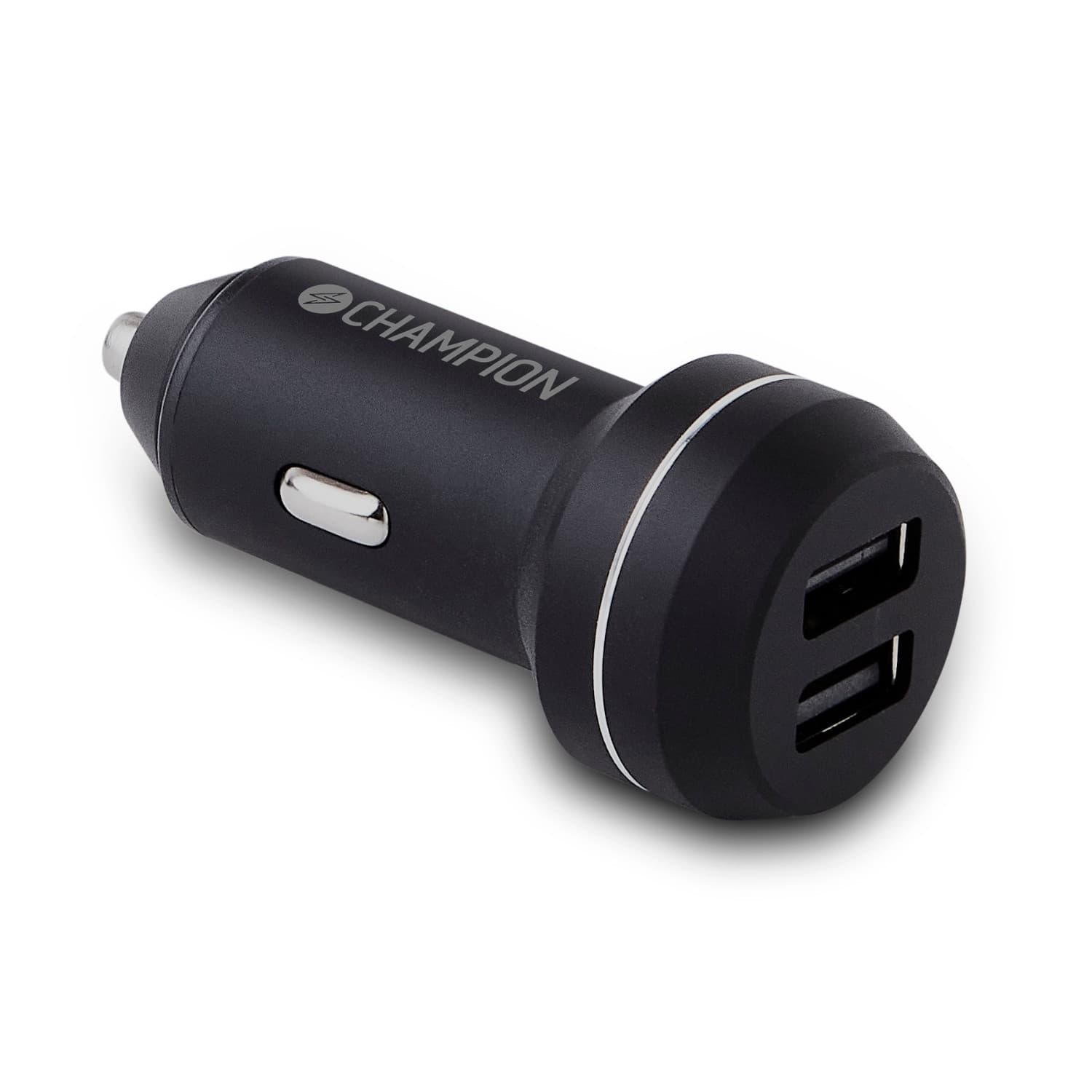Caricabatteria da auto 24W 2 porte Nero