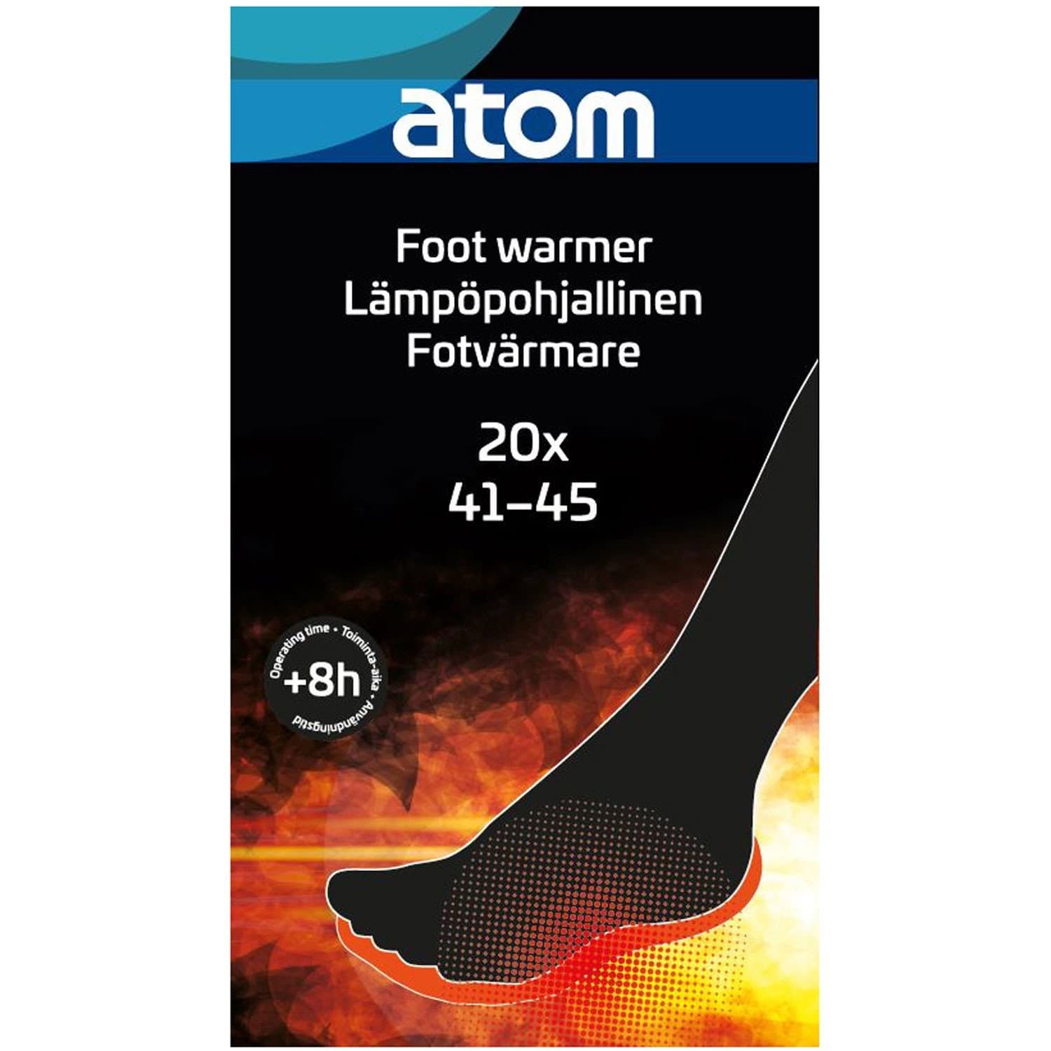 Soletta termica Atom misura 41–45 20 pz.