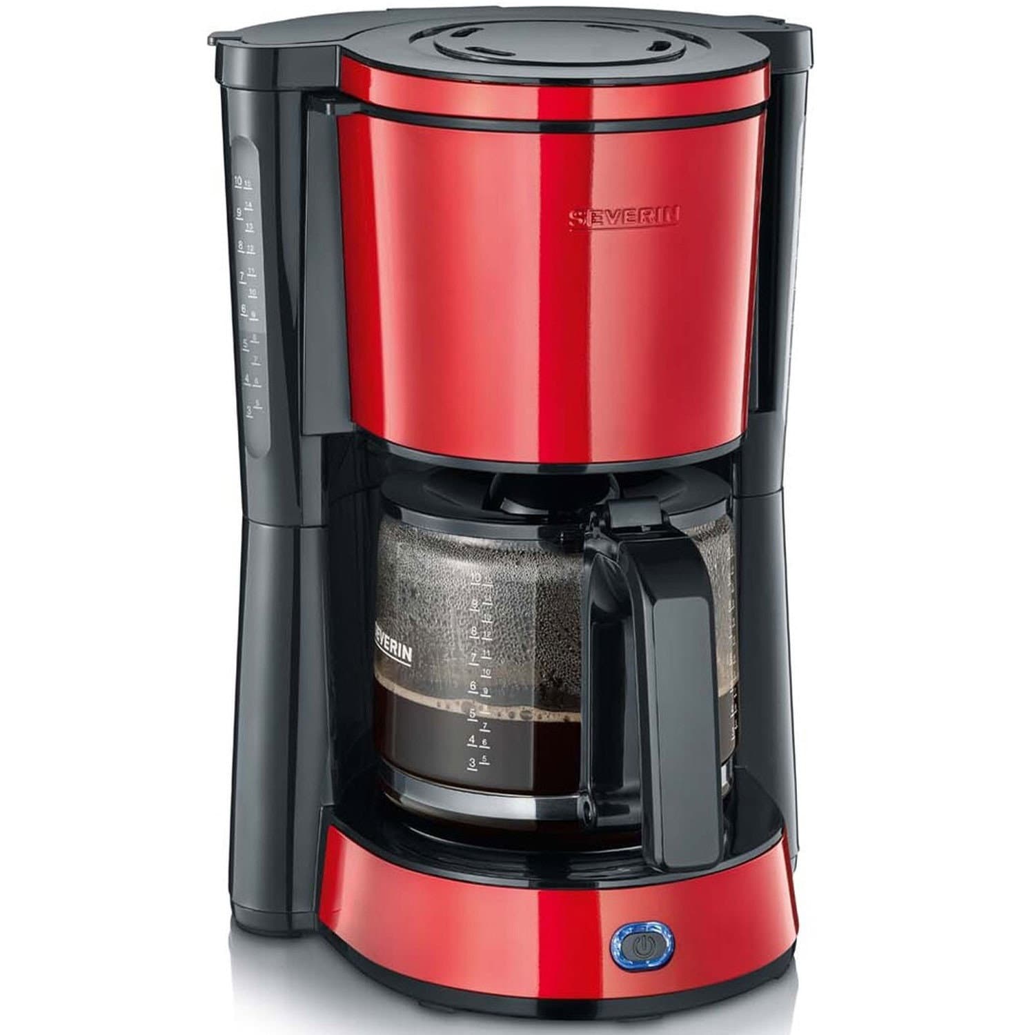 Cafetière 10 tasses 1000W Piment rouge KA4817
