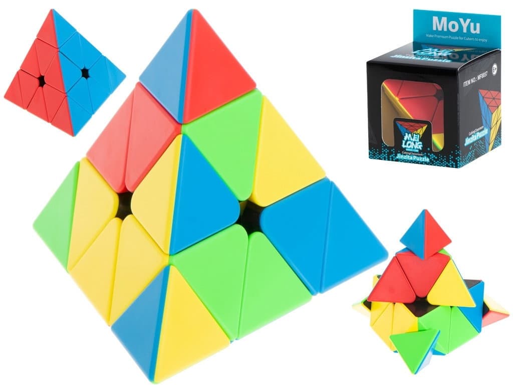 Pyraminx-Würfel 10x10x10cm für das Logiktraining