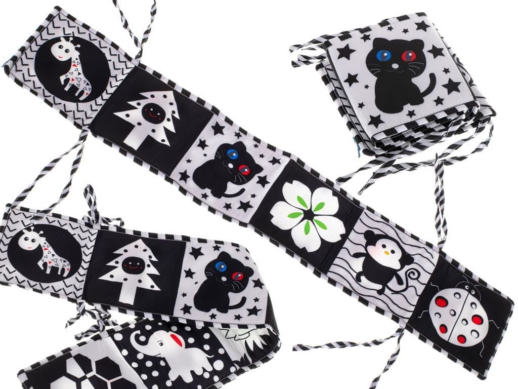 Tour de lit pliable avec motif coccinelle