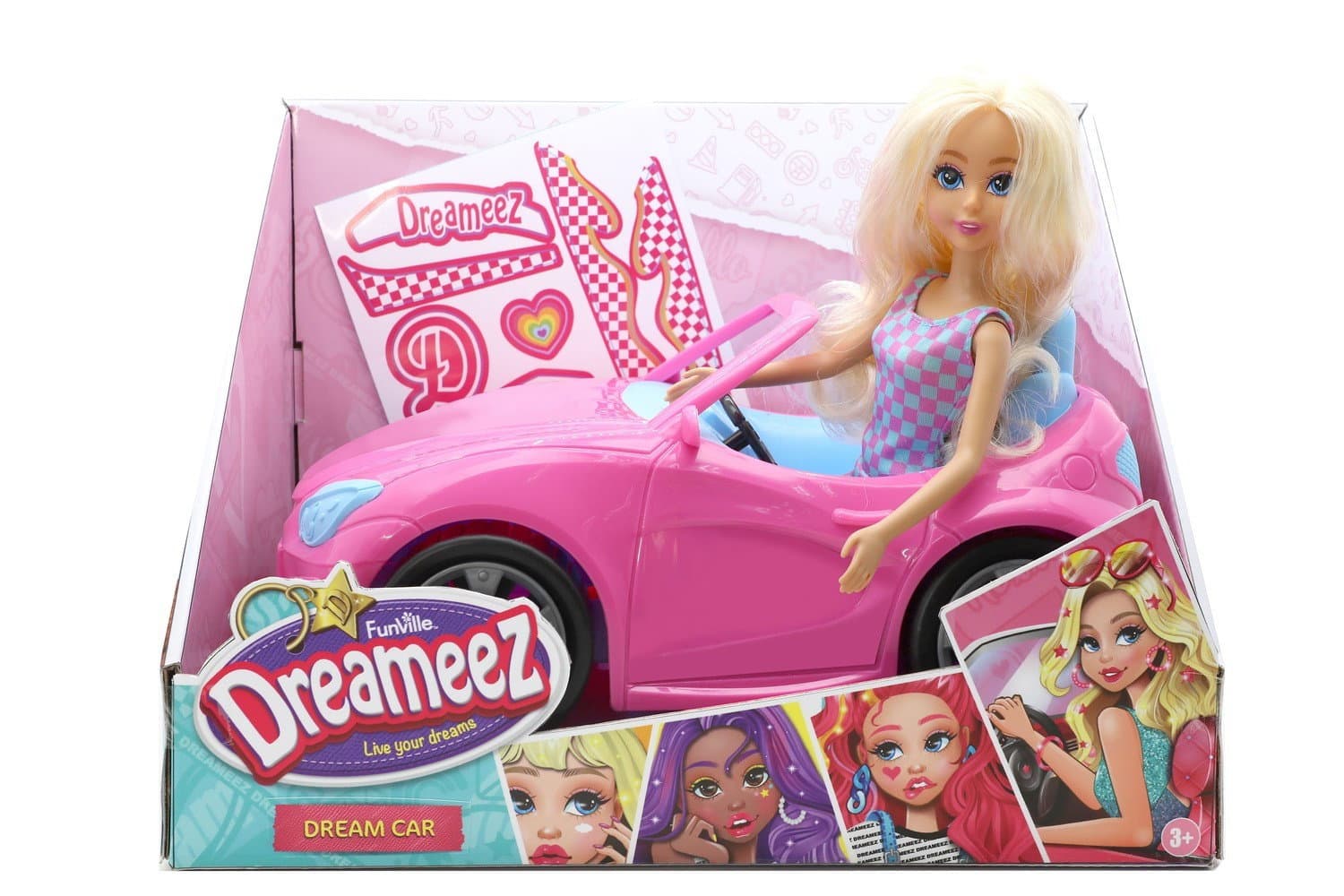 Poupée mannequin Dreameez avec cabriolet