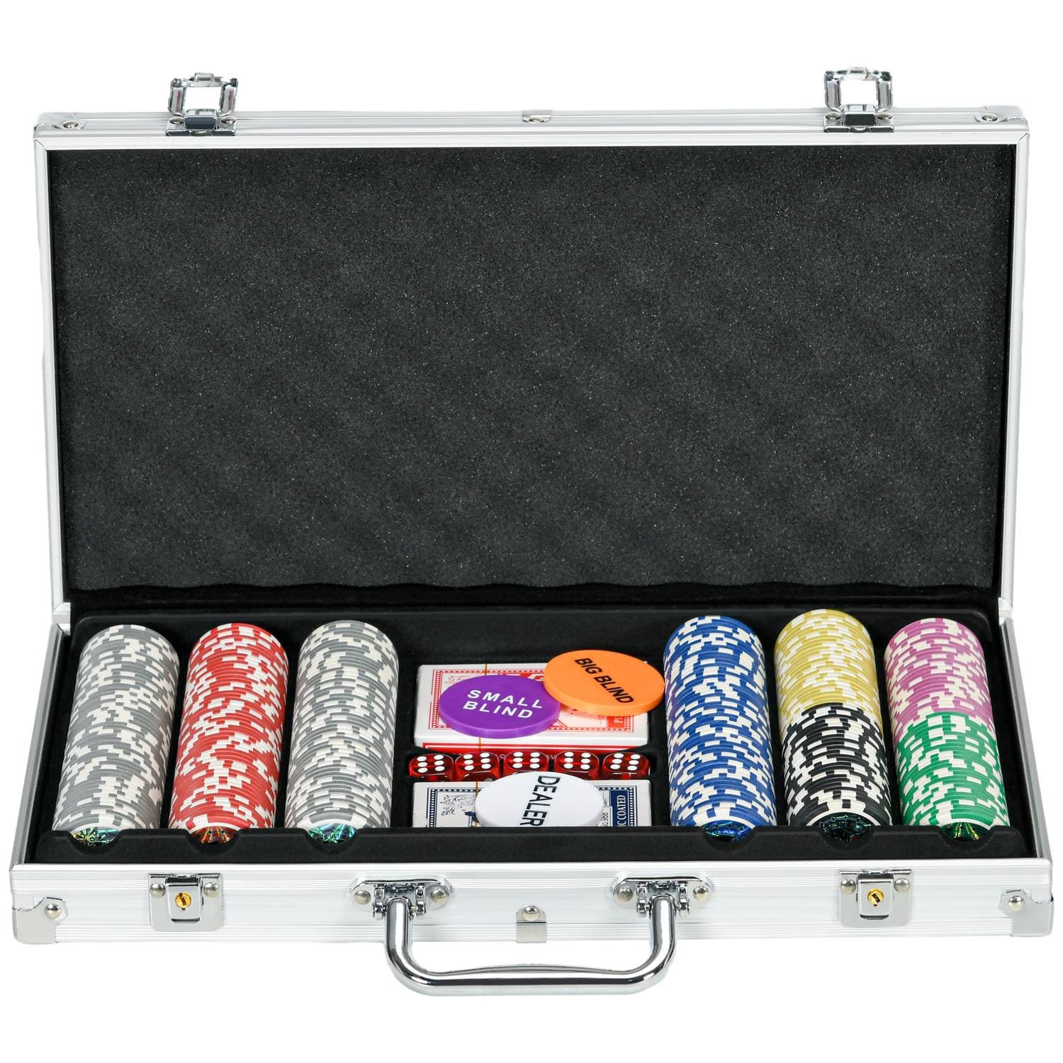 Pokertasche, 300 Marker, 11,5 g, Komplettset
