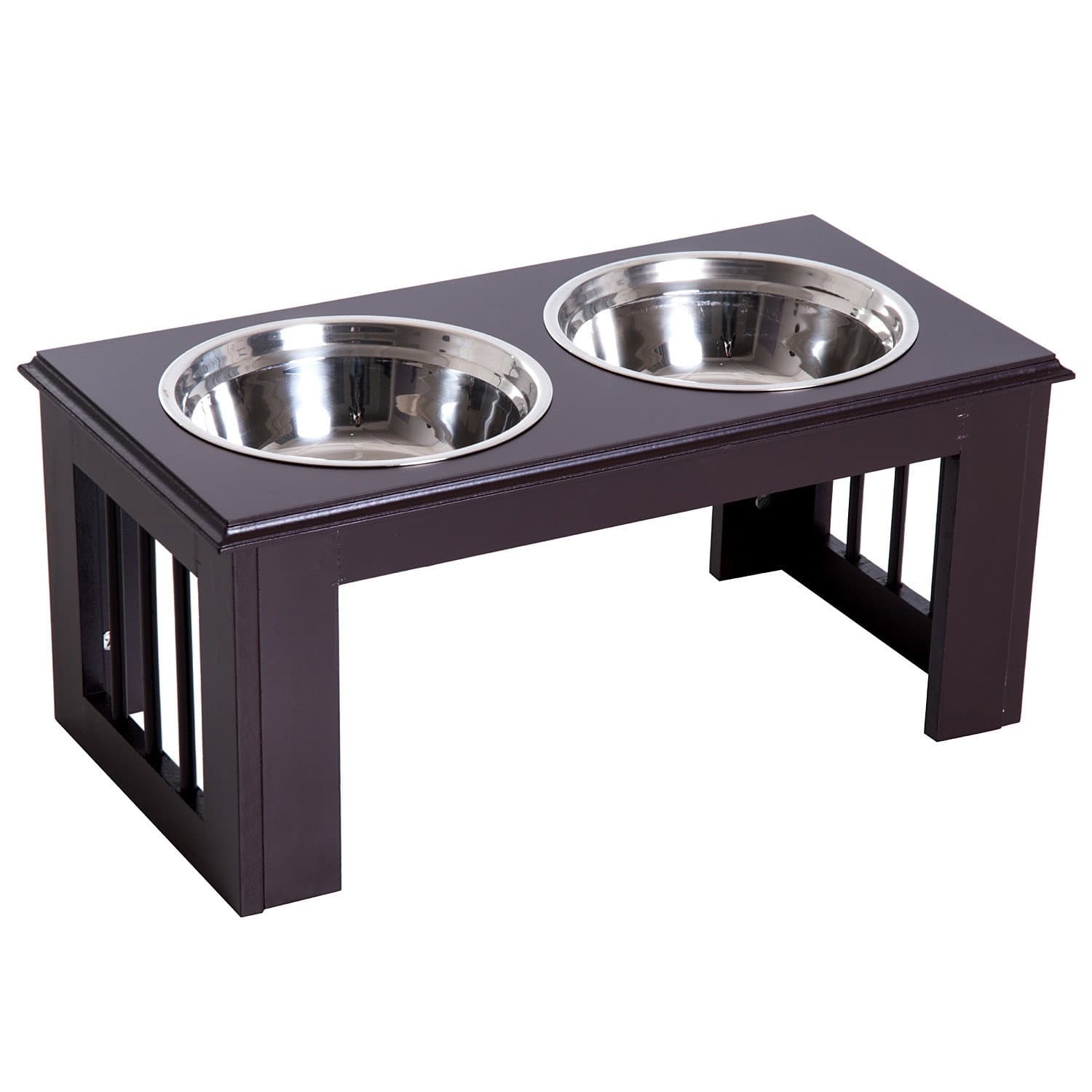 Ciotola per Cani Rialzata in Acciaio Inox 23x12x10