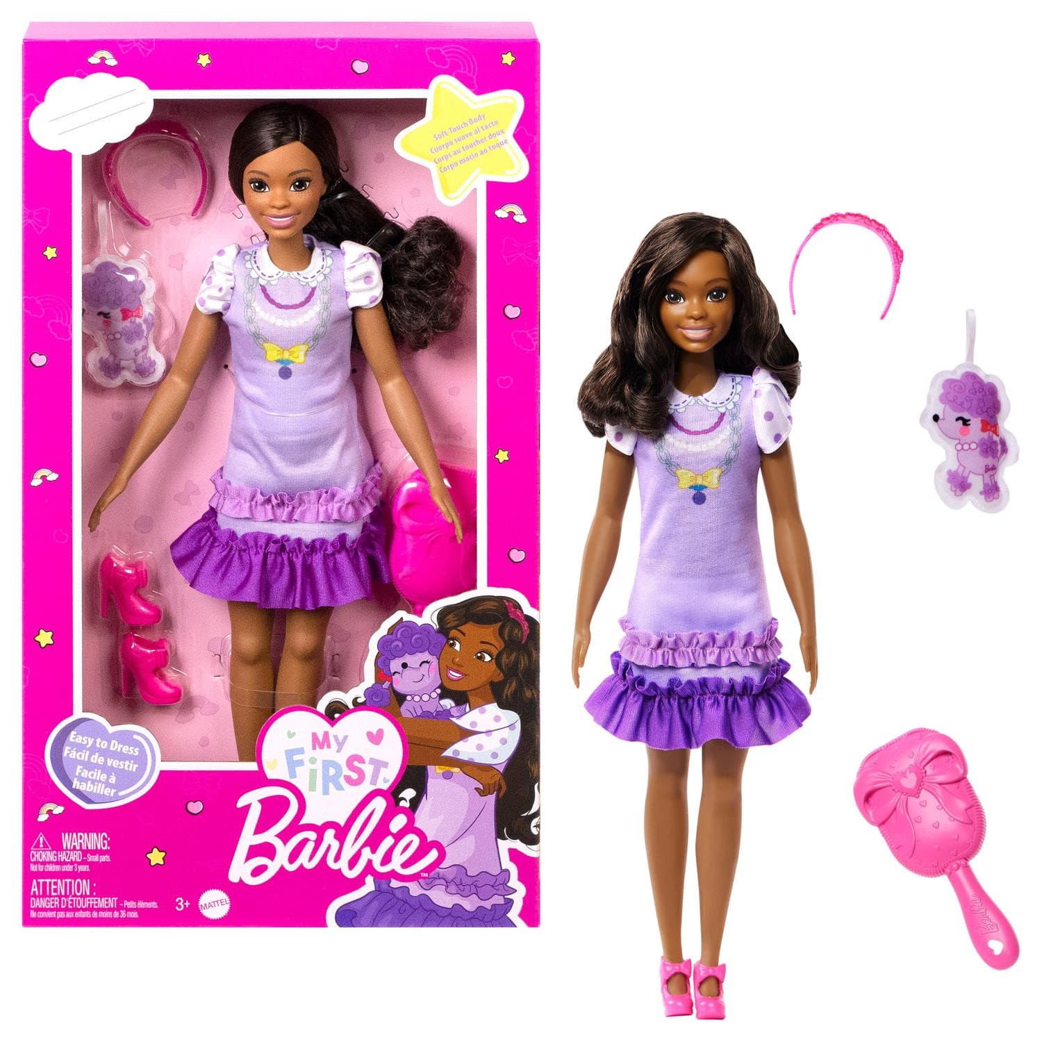 Barbie Ma Première Poupée Et Chiot Barbie