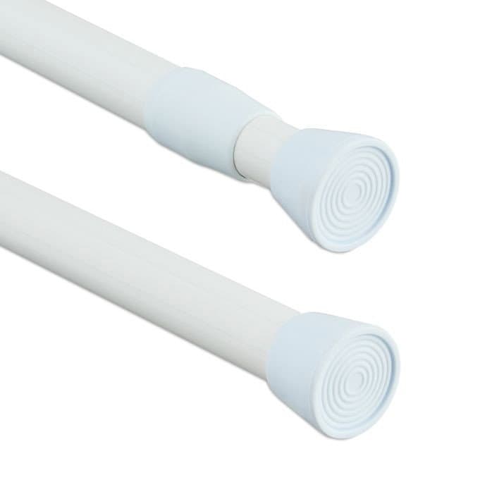 Tige télescopique blanche en acier inoxydable