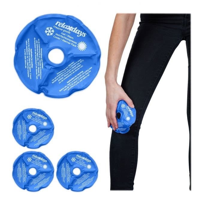 Set mit 4 Knieschonern in Blau