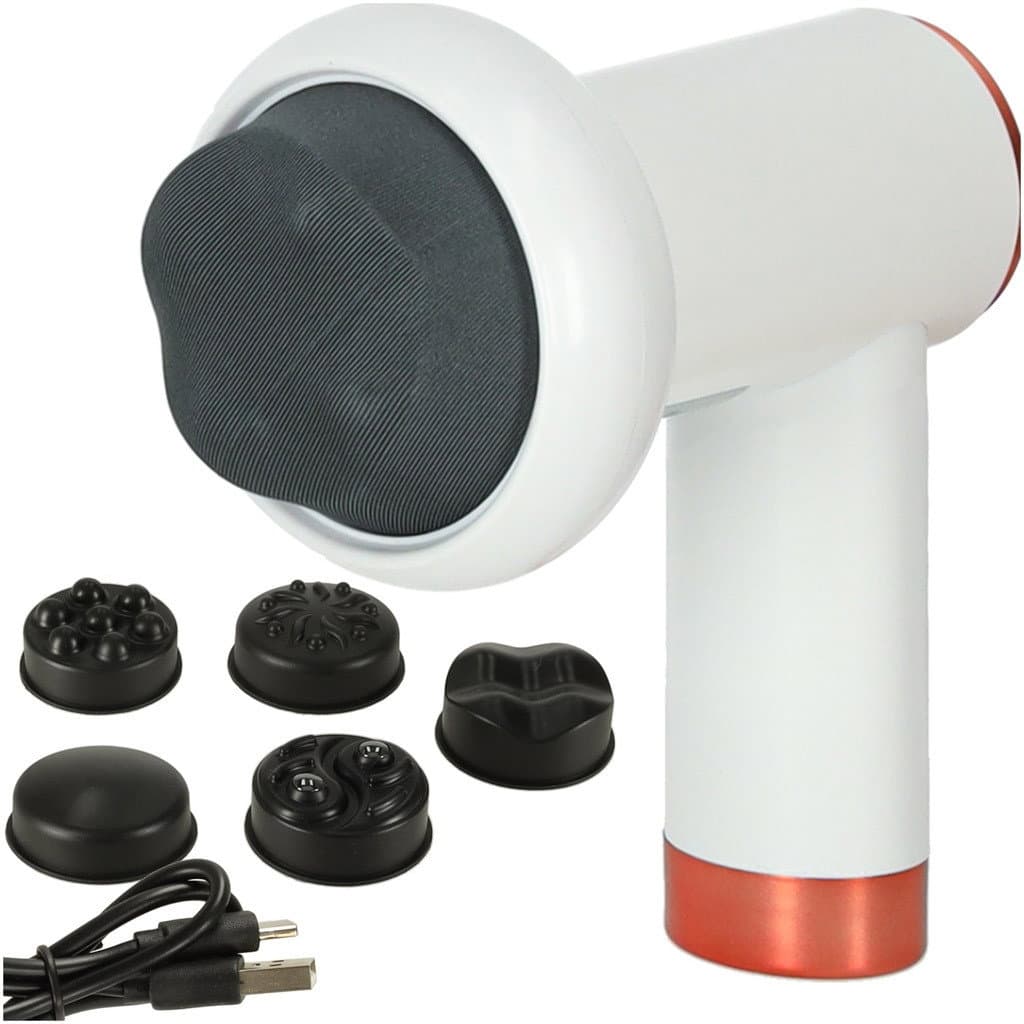 Pistolet de massage corporel minceur 9en1 blanc