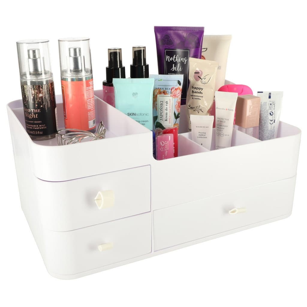 Organizzatore di cosmetici per la bara del bagno