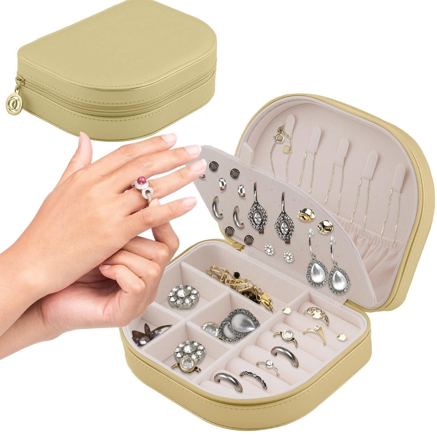 Boîte à bijoux de luxe Massido MS-707 - Or