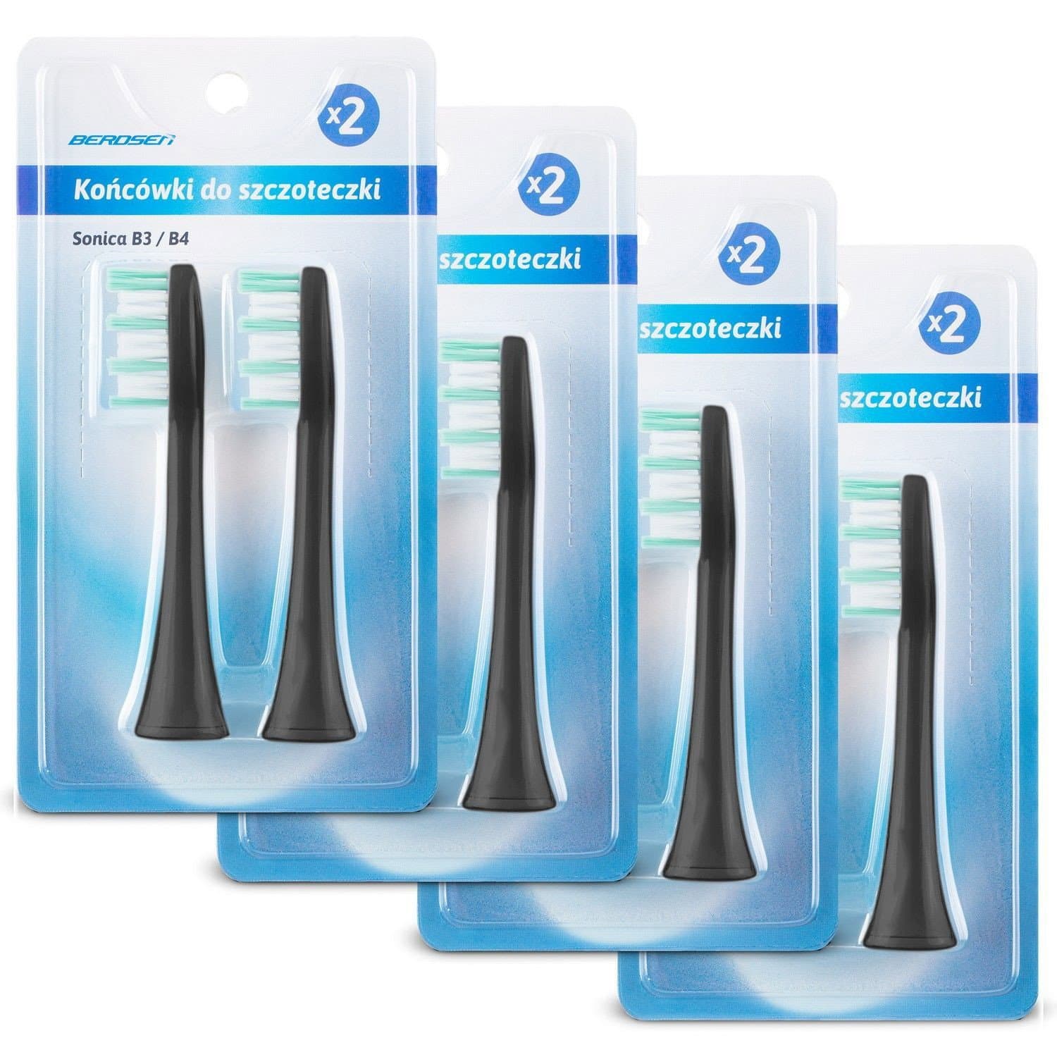 Berdsen B3 têtes de brosse à dents sonique 8 pièces