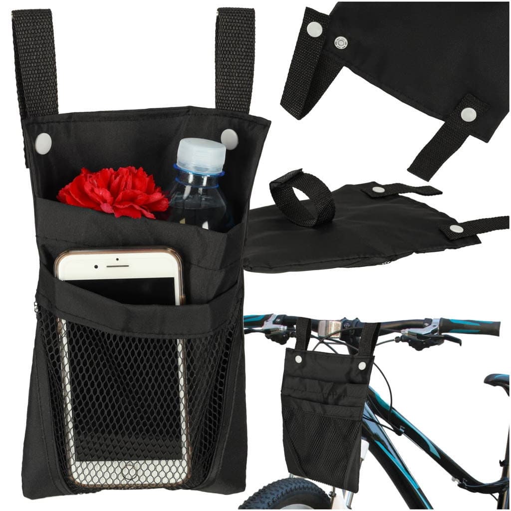 Borsa da manubrio per bici nera