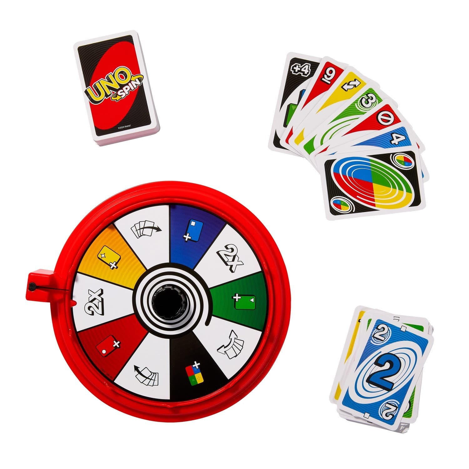 UNO-Kartenspiel mit Drehbrett, 2-10 Spieler