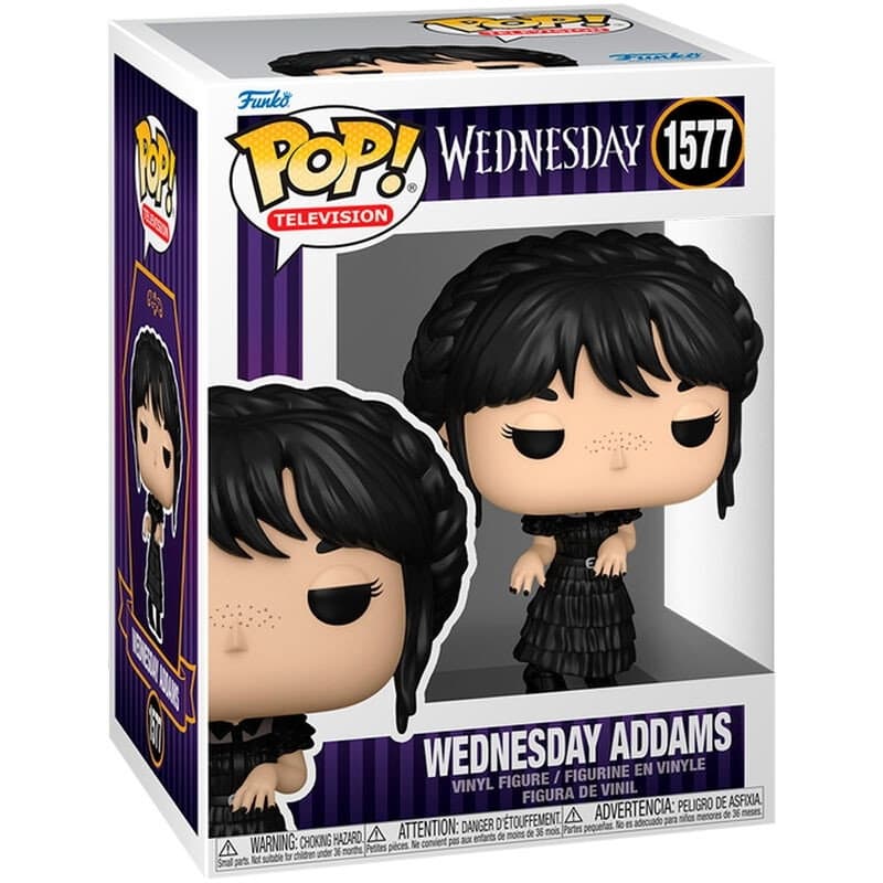 Wednesday Addams Kostüm für Kinder, Größe M