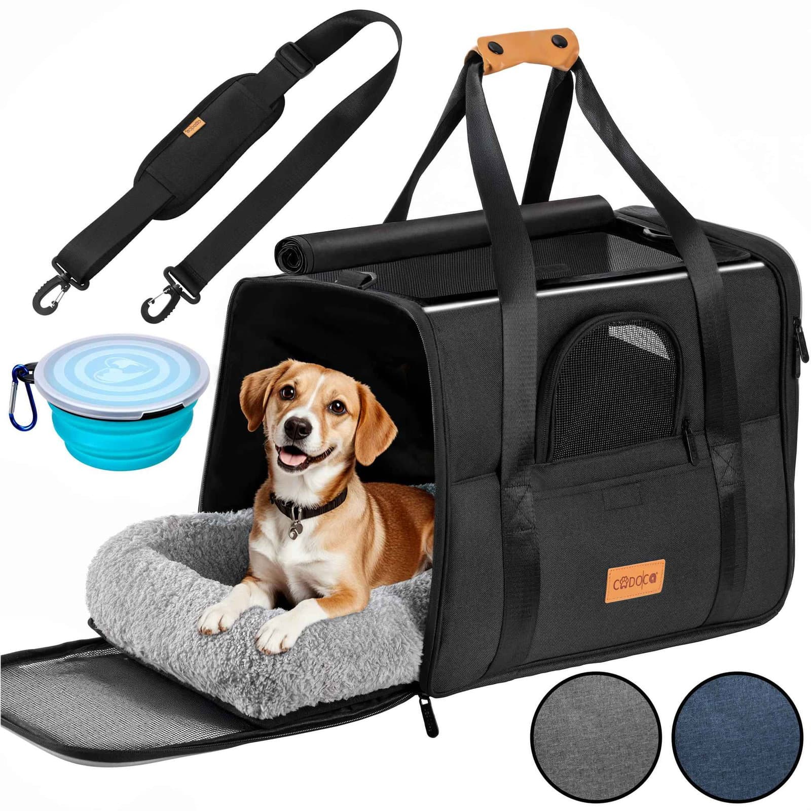 Katzentransportbox anthrazit 44x34x31cm bis 20kg
