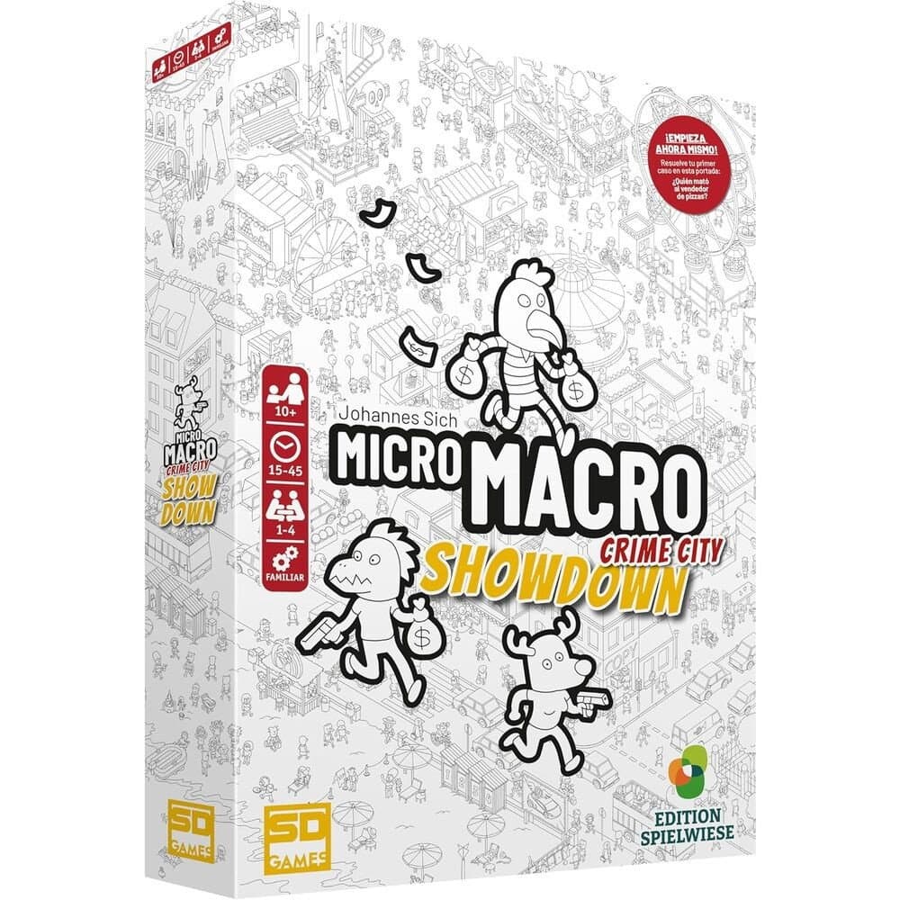 Spanisches Micro Macro Showdown-Spiel