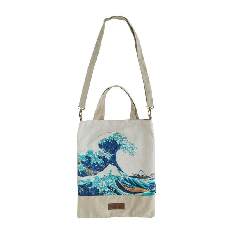 La grande onda di Kanagawa, borsa della spesa