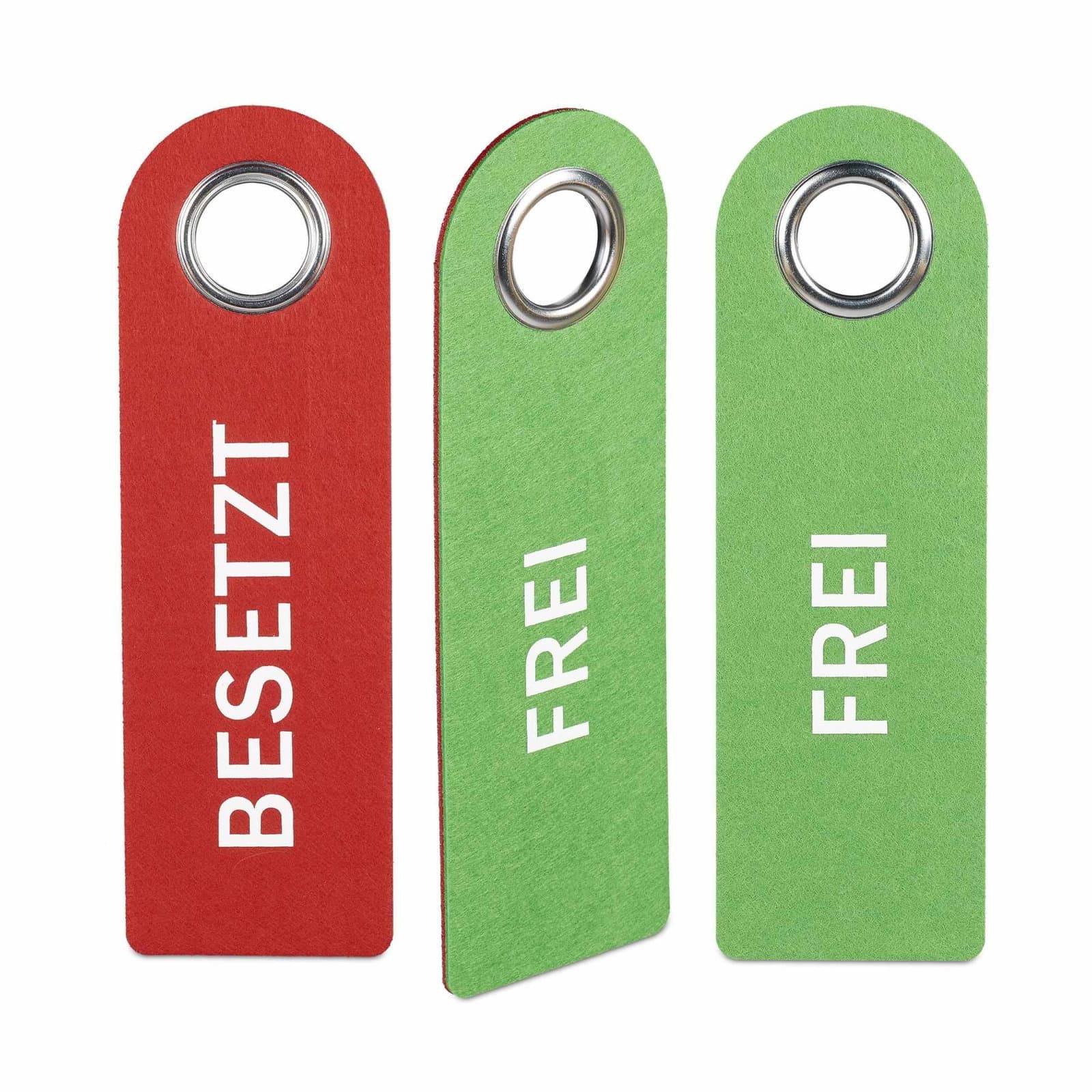 Set di cartelli per porte "Occupato" e "Libero"