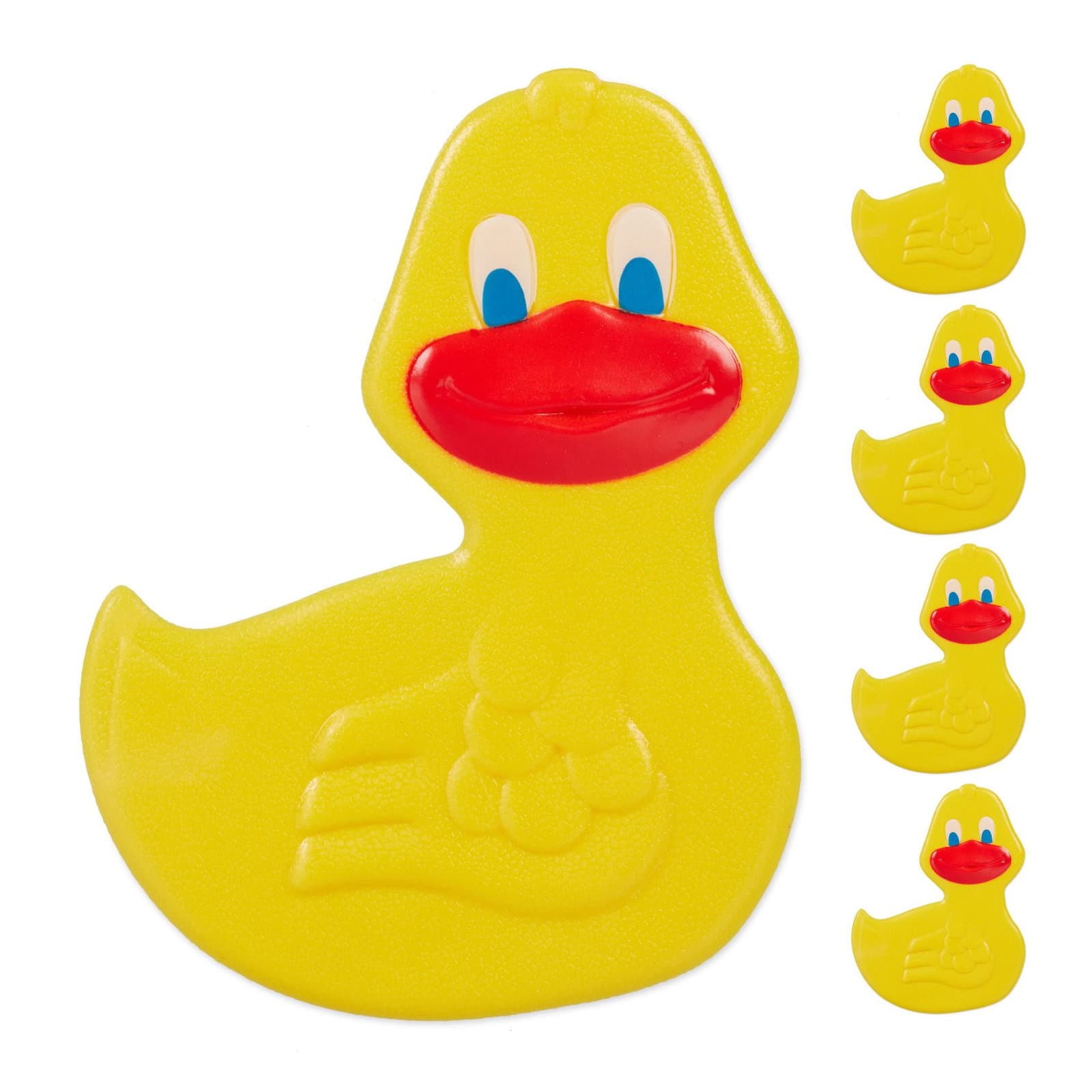 Antirutsch-Badewannenaufkleber Enten, 5er-Set
