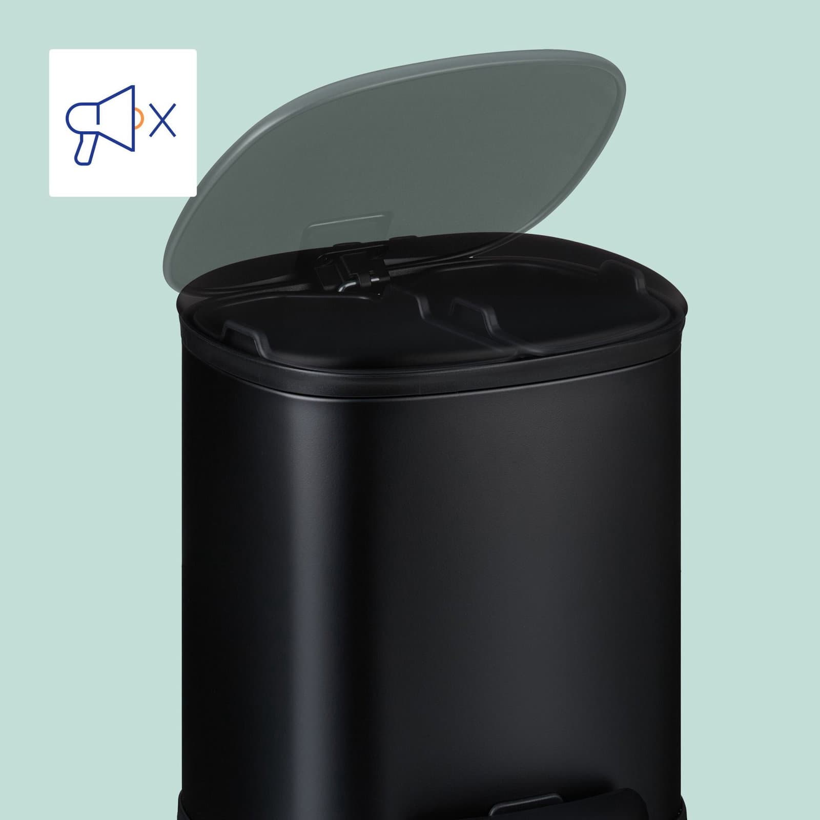 Seau de salle de bain de 5 l avec 2 récipients