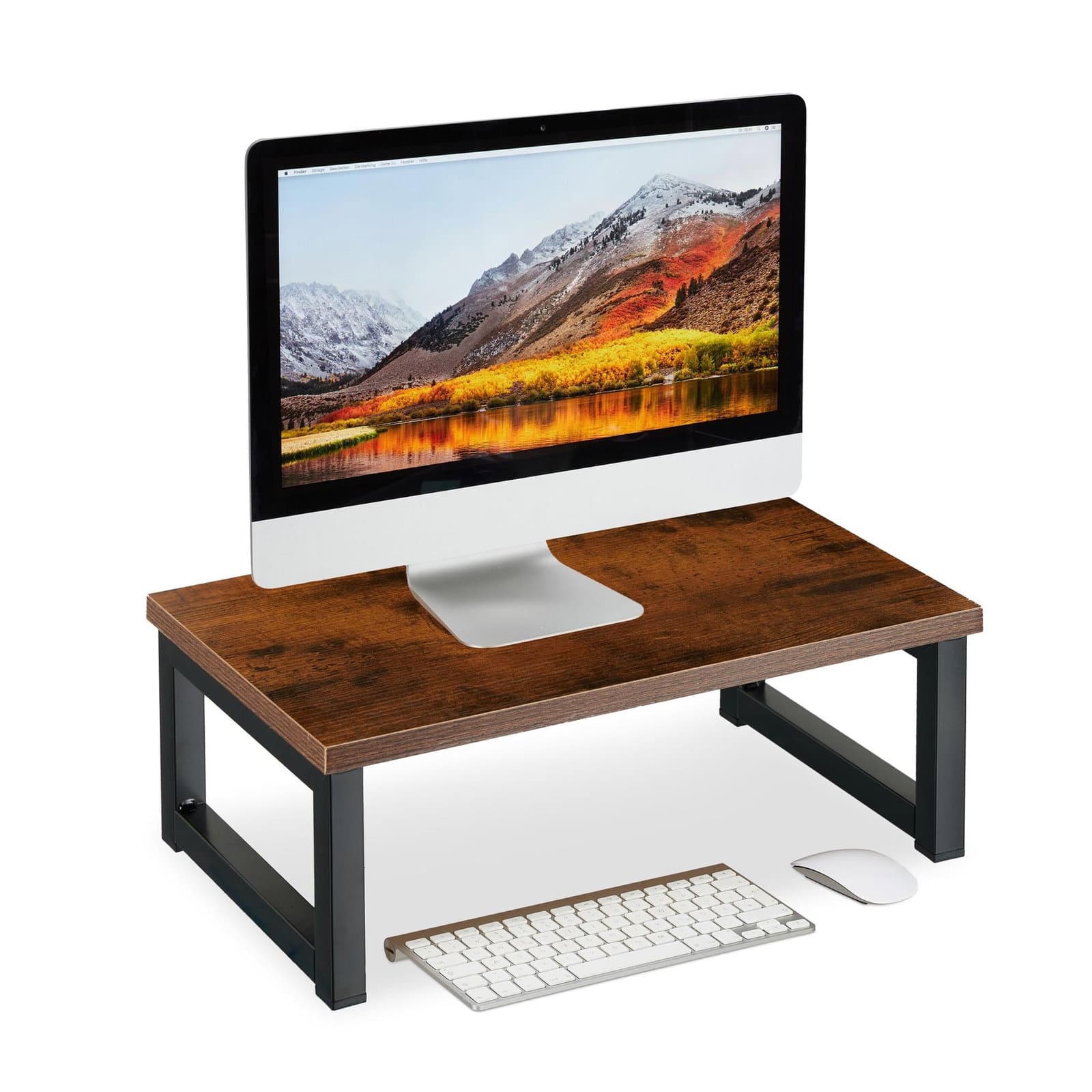 Monitorständer im Industriedesign