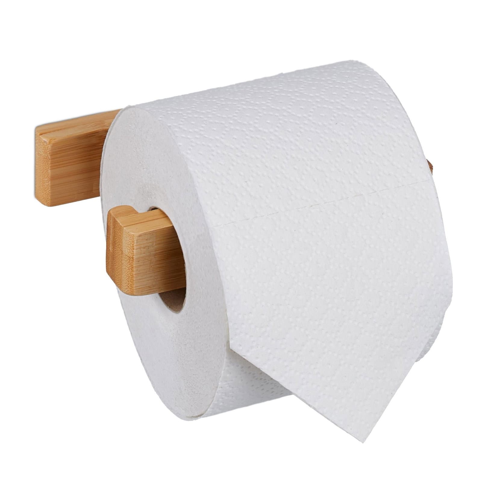 Porte-rouleau de papier toilette en bambou