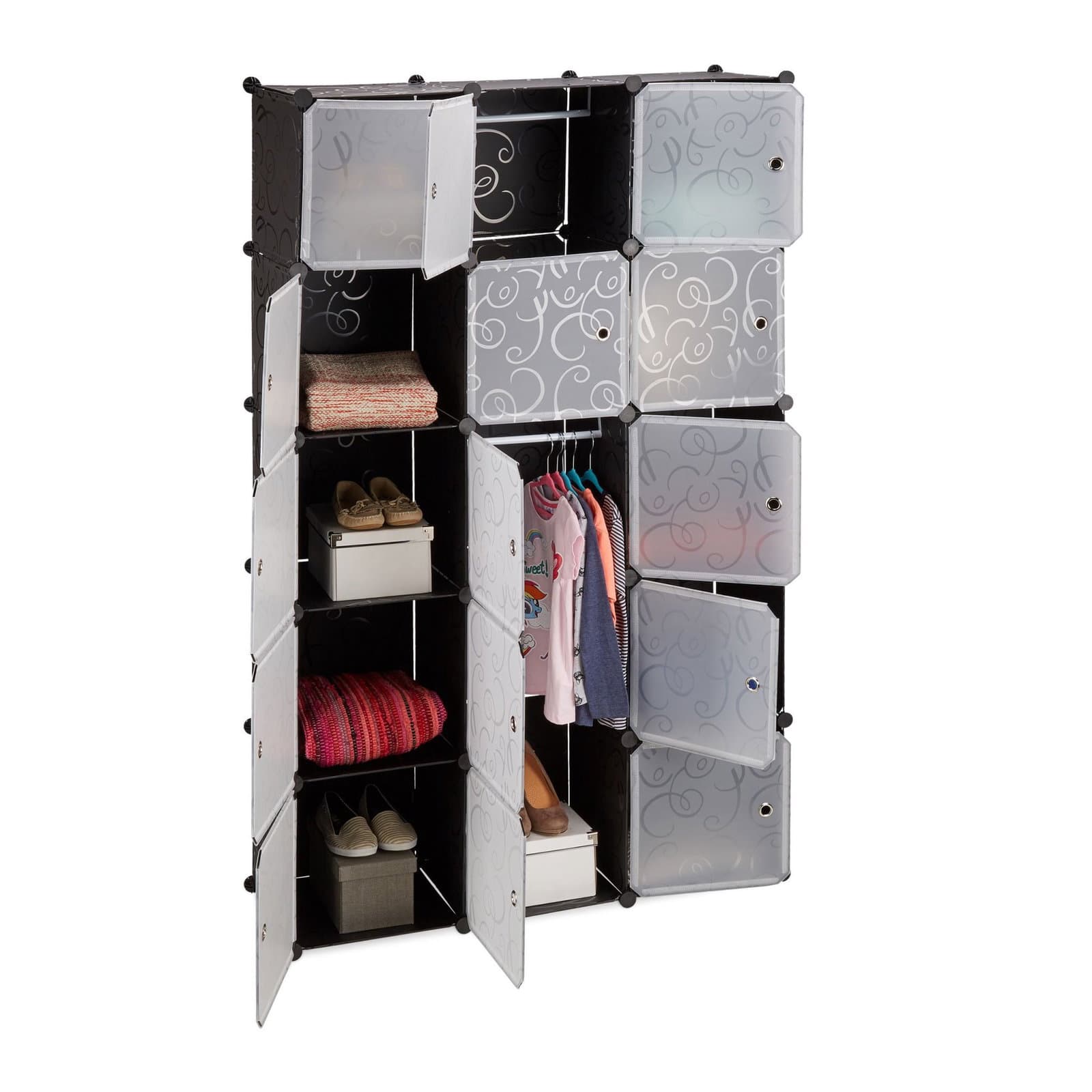 Armoire à étagères 11 compartiments